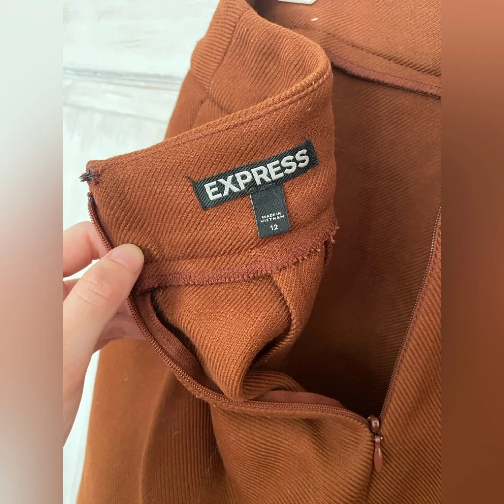 Express Rust-Toned Skirt - Picture 3 of 3